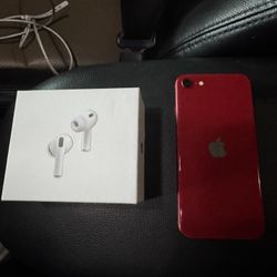 iPhone SE 3rd Gen + AirPods Pro 3rd Gen