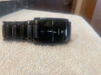 Fossil Black Stainless Steel Watch