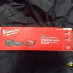 Milwaukee M18 Red Lithium System Starter Kit.