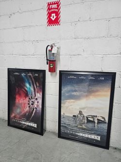 $80 Pair. NOT SELLING SEPARATELY. Miami 33130
Delivery for extra
Framed Interstellar movie posters. These posters are set in black frames with clear