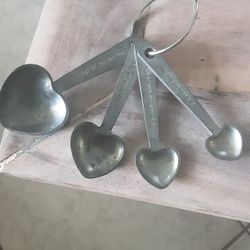 Vintage Heart Measuring Spoons