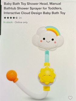 Baby bath toy shower head