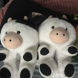 Cow Slippers 