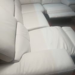 SECTIONAL GENUINE LEATHER RECLINER ELECTRIC ⚡.. DELIVERY SERVICE AVAILABLE 🚚⚡🚚