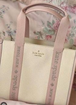 Kate spade tote bag pink used one time