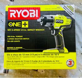 Ryobi 1/2” Impact Wrench