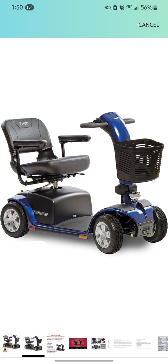 Pride Victory 10 4-Wheel Heavy Duty Scooter