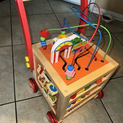 Wooden Activity Cube
