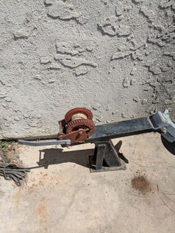 Boat trailer winch