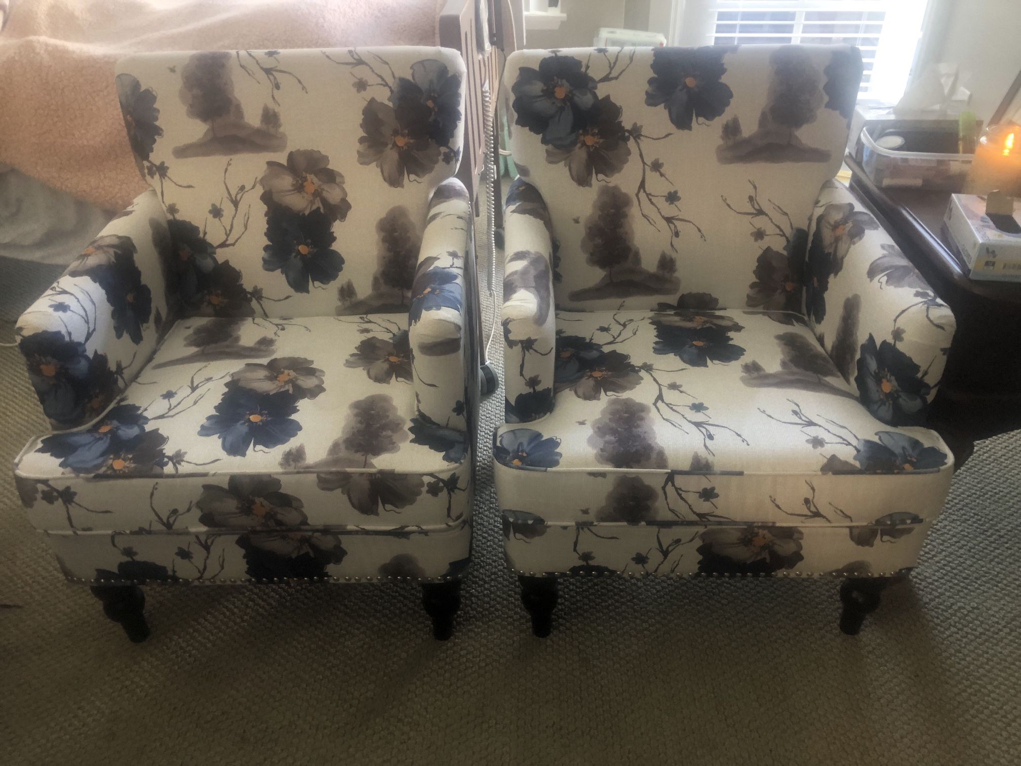 Fully Upholstered Arm Chairs