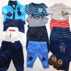 Baby Boy Clothes Lot NEWBORN Fall Winter Outfits - NB Boys Clothes 