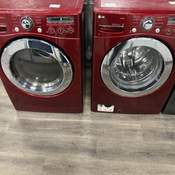 LG front load washer and dryer 