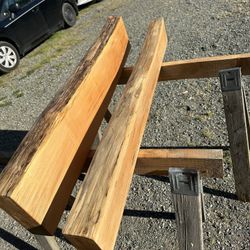 Maple Live Edge Shelves