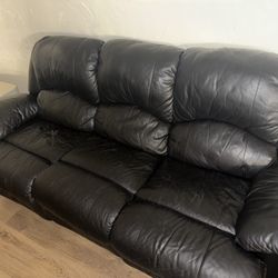 Leather Couch 