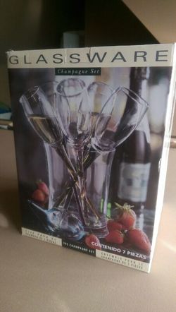 7pc Champagne set