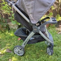 Chico Bravo Single Stroller Runs Perfect Folds Easy Reclines Down For Naps $55 Or Best Offer Ready For Pick Up 