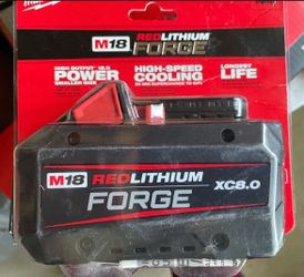 FIRM***Milwaukee M18 Forge 8.0  Battery
