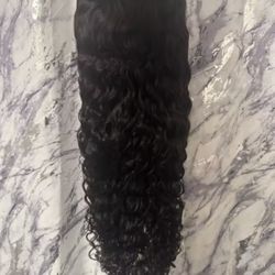 250% High Density 24 inchesCurly Wigs 100% Human Hair 13x4 HD Lace Frontal Wigs Human Hair Deep wave