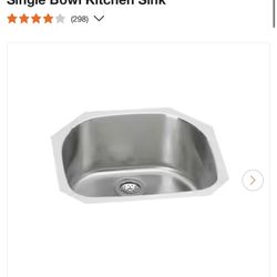 ELKAY 23-1/2” Undermount Single Bowl Kitchen Sink