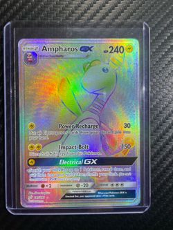 Pokémon Cards Ampharos GX (Secret) Team Up