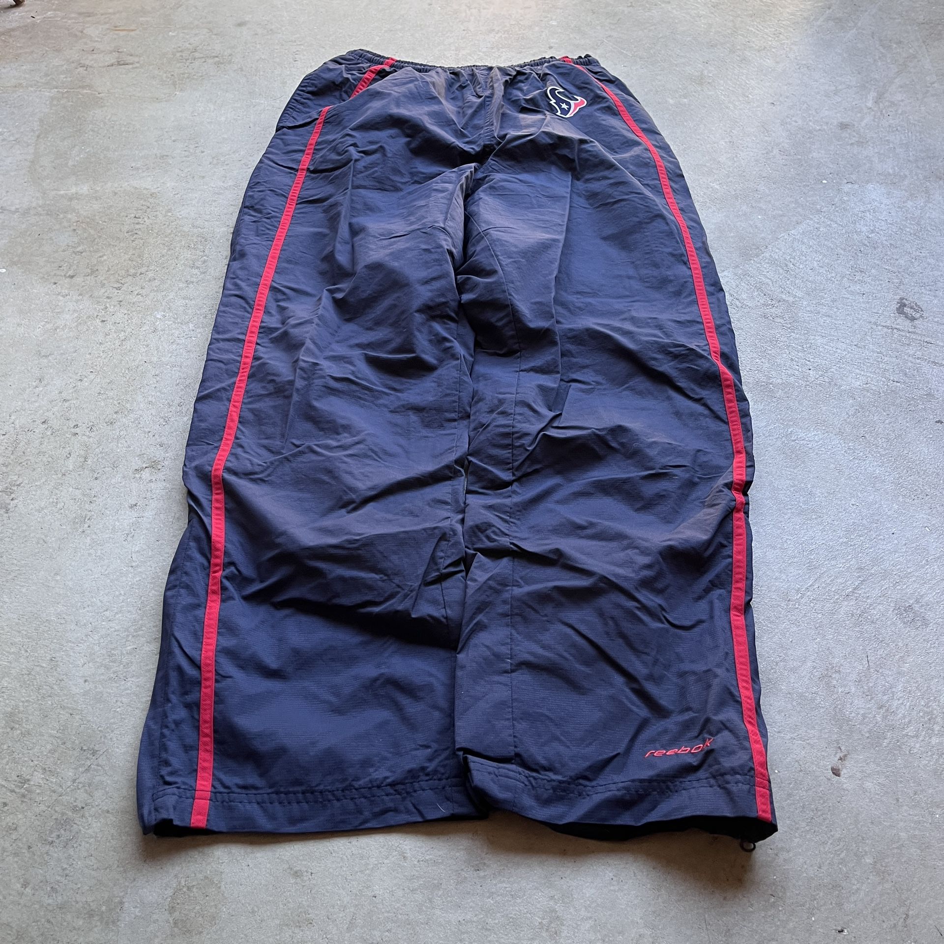 Vintage Y2K Reebok X NFL Houston Texas Baggy Track Pants