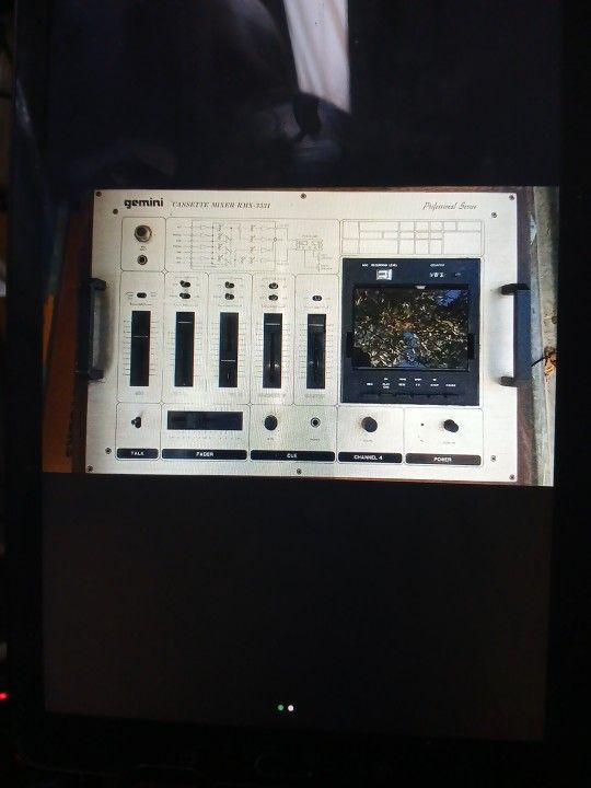 Gemini Tape Deck Mixer. Rmx 3331