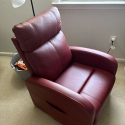 Red Power Recliner 