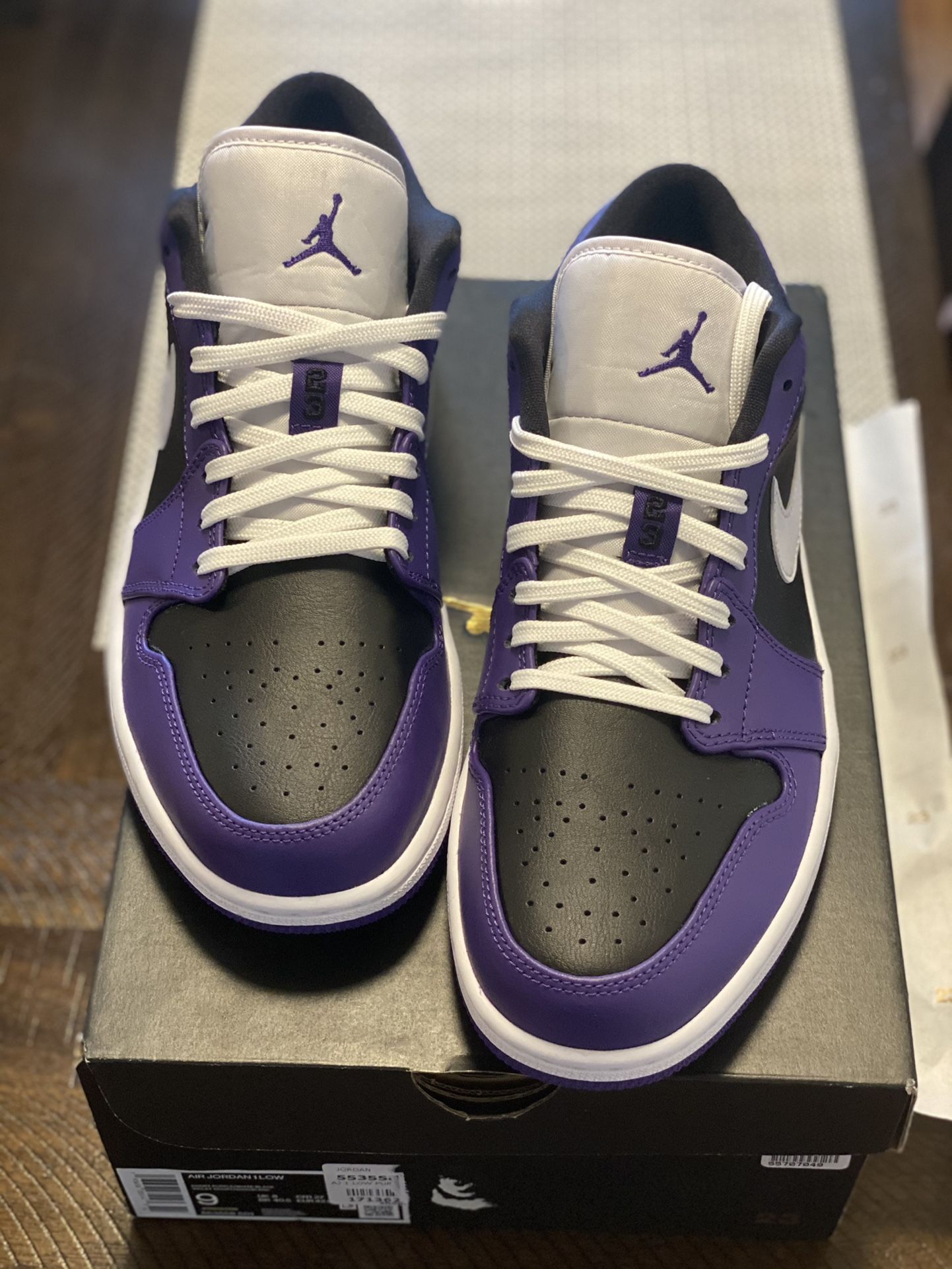 Air Jordan 1 Low (Court Purple)