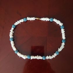 Pharpha Studio Sea Legend Shell Beaded Necklace 17"  inches Length
