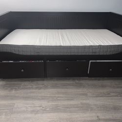 IKEA Twin/Full Bed With Drawers 