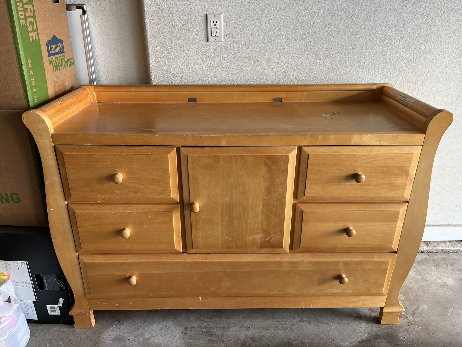 Changing Station With Drawers