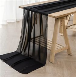 Cheesecloth table runners