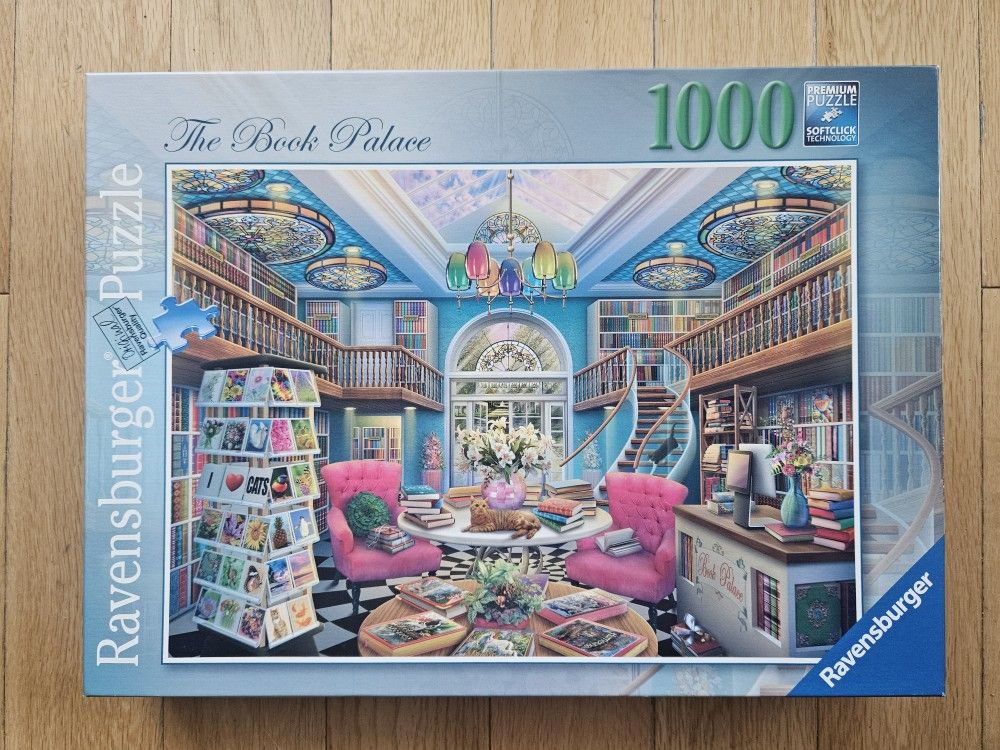 Ravensburger The Book Palace 1000 Piece Jigsaw Puzzle 169597 Complete