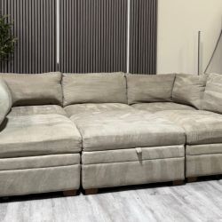77% OFF Thomasville Tisdale 6 Piece Modular Sofa – Certified Clean + Delivery Available