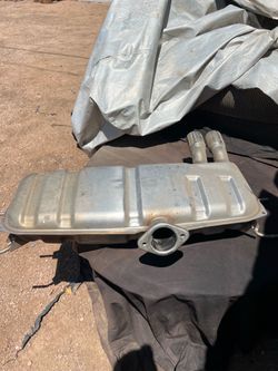 factory OEM rear exhaust muffler for a 2016-2023 Mazda MX-5 Miata