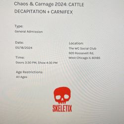 Chaos & Carnage 2024 Ticket and VIP Package 2