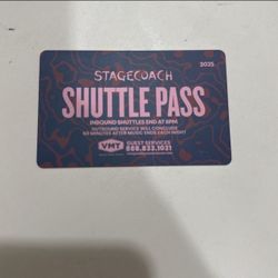 2 Stagecoach Shuttle Passes