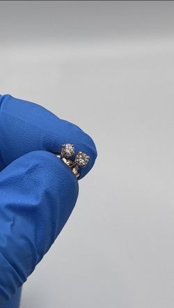 Rose Gold Diamond Earrings
