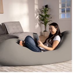 Yogibo Max 6-Foot Beanbag Chair, Bean Bag with a Cover bed cabinet frame  Favorite Cozy table sofa