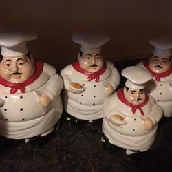Fat Chef Canister Set
