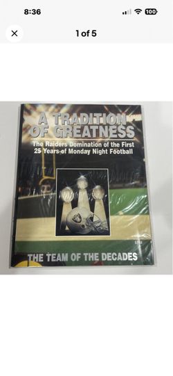 A Tradition of Greatness Raiders Monday Night Football Book
