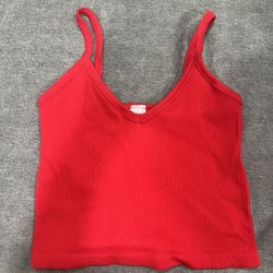 NEW MIX red crop top