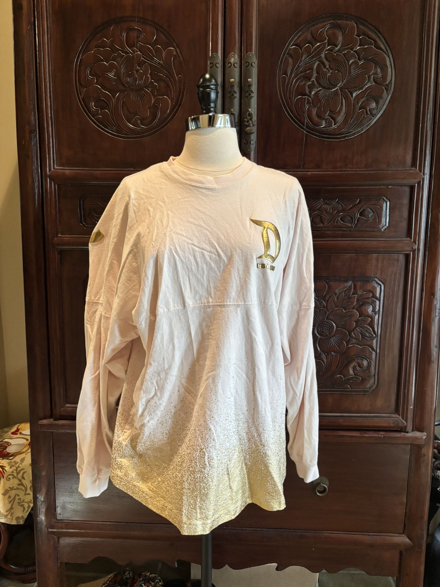 Disneyland Pink And Gold Spirit Jersey Shirt