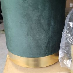 Emerald Green Ottoman 