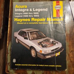 Integra/Legend Repair Manual
