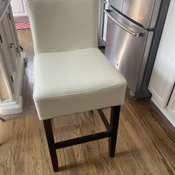 Cream Counter height bar stools ( set of 4)