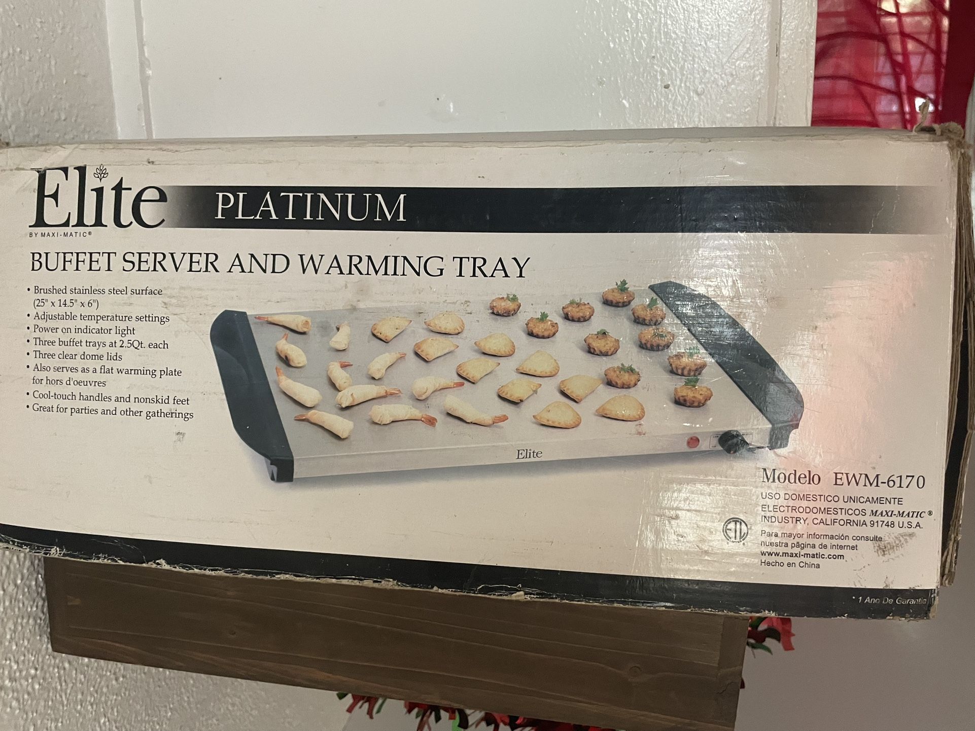 Elite Platinum Buffet Warming Tray’s