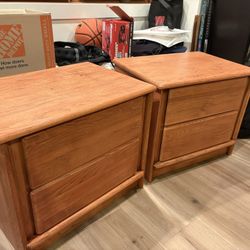 Real Wood Dresser/Drawer End Tables 