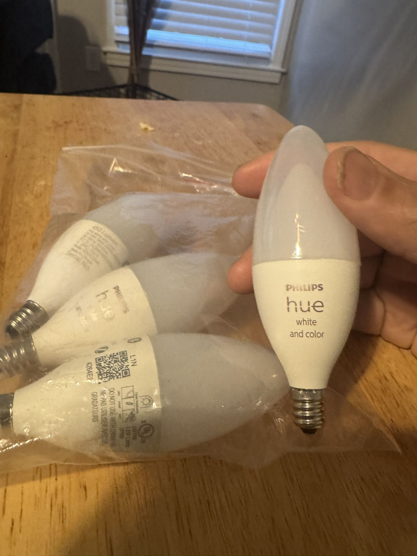 Phillips Hue E12 50 Watt Smart Color LED Bulb