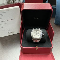 Cartier Roadster 43mm Stainless Steel Watch